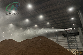 江蘇料場降塵霧炮機現場